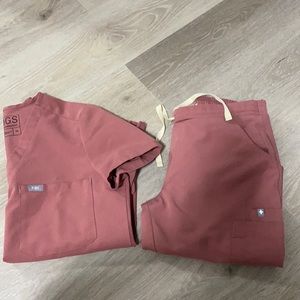 Figs scrubs set MAUVE XS